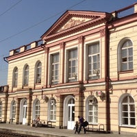 Photo taken at Novocherkassk Railway Station by Violetta S. on 10/2/2012