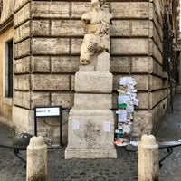 Photo taken at Statua di Pasquino by Toni S. on 8/30/2021