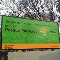 Photo taken at Estación 21 - Parque Patricios [Ecobici] by Andrés P. on 10/5/2012