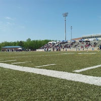 Photo taken at Westlake High School Stadium by Kyle J. on 4/21/2013