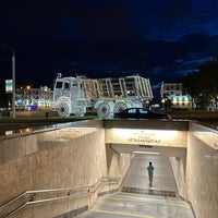 Photo taken at Станция метро «Автозаводская» by Ludmila N. on 7/19/2023