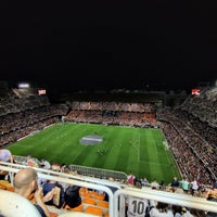 Photo taken at Mestalla Stadium by Mateusz W. on 10/29/2022