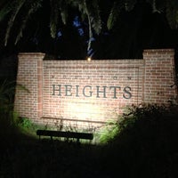 Photo taken at The Heights Sign by J . on 10/31/2012