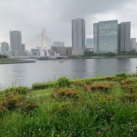 Photo taken at Etchujima Park by 🐑 on 6/22/2022