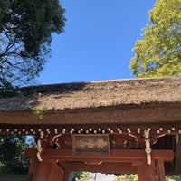 Photo taken at 浮岳山深大寺山門 by 🐑 on 10/23/2021
