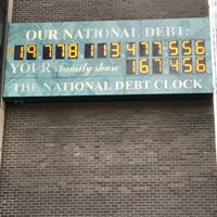 Photo taken at National Debt Clock by Mike on 11/14/2016