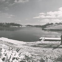 Photo taken at Boltz Lake by Kayla J. E. on 1/10/2017