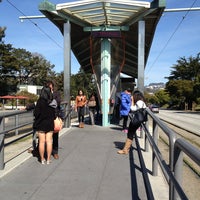 Photo taken at Muni Metro Stop - 19th &amp;amp; Holloway (SF State) by Aaron A. on 3/11/2013