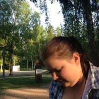 Photo taken at Kirkonpuisto by Veera M. on 5/29/2013