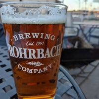 Photo taken at Rohrbach Brewing Company by Stephen Y. on 10/1/2021