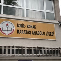 Photo taken at Karataş Anadolu Lisesi by Müge K. on 3/22/2018