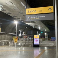 Photo taken at MetrôRio - Estação Siqueira Campos by Ubirajara O. on 10/1/2023