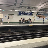Photo taken at Métro Sèvres—Babylone [10,12] by Yauhen S. on 8/30/2022