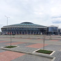 Photo taken at Chizhovka-Arena by Yauhen S. on 4/26/2015