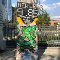Photo taken at Berlin Wall Brussels by Fernando K. on 8/26/2019