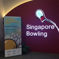 Photo taken at Singapore Bowling @ Temasek Club by Joanna L. on 3/14/2017