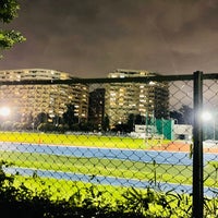 Photo taken at Nihon University Track and Field Stadium by kaerugeko on 8/6/2022