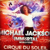 Photo taken at Cirque du Soleil. Michael Jackson THE IMMORTAL World Tour by Irina A. on 1/27/2013