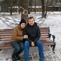 Photo taken at Скамейка Влюбленных by Sergey P. on 1/3/2014