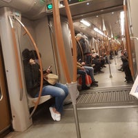 Photo taken at Metro Line 5 (MIVB / STIB) by Miss P. on 4/4/2018