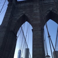 Photo taken at Brooklyn Bridge by Valerie C. on 11/29/2015