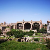 Photo taken at Basilica of Maxentius and Constantine by waka on 4/25/2019