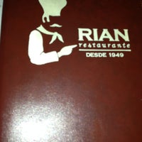 Photo taken at Rian Restaurante by Cleber N. on 3/3/2013