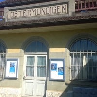 Photo taken at Bahnhof Ostermundigen by Martin W. on 4/9/2014