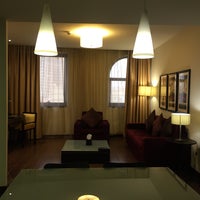 Photo taken at Mövenpick Hotel Apartments al Mamzar Dubai by Saori K. on 2/12/2017