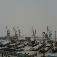 Photo taken at Морской порт г.Анадырь by يوجين ع. on 4/1/2013