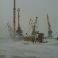 Photo taken at Морской порт г.Анадырь by يوجين ع. on 4/1/2013
