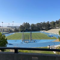 Photo taken at UCLA Drake Track &amp;amp; Field Stadium by Ajana O. on 5/5/2021