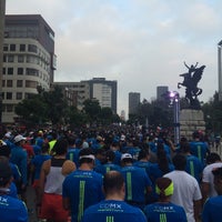 Photo taken at Medio Maratón CDMX by Francisco P. on 8/30/2016