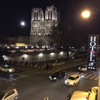 Photo taken at Hôtel Le Notre-Dame by Tiernan Q. on 12/26/2015