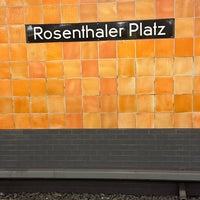 Photo taken at U Rosenthaler Platz by Anne on 5/5/2023