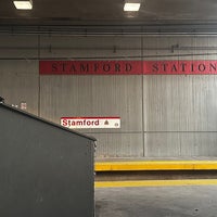 Photo taken at Stamford Transportation Center : Bus/Train (STM) Metro North &amp;amp; Amtrak by Anne on 9/6/2023