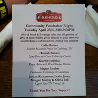 รูปภาพถ่ายที่ The Firehouse Restaurant โดย Jason L. เมื่อ 4/23/2013