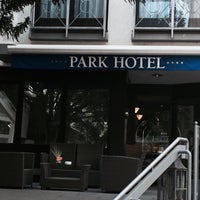 Photo taken at Park Hotel- Bad Homburg by Funda T. on 5/20/2015