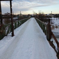 Photo taken at Мост через р.Снежеть by Павел Г. on 2/3/2014