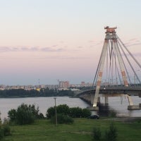 Photo taken at Октябрьский мост by Анастасия О. on 7/17/2018