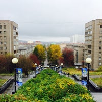Photo taken at Лестница на Воровского by Анастасия О. on 10/17/2017