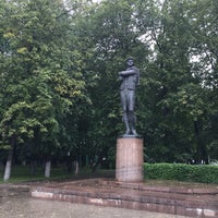 Photo taken at Памятник Фёдору Волкову by Анастасия О. on 7/6/2019