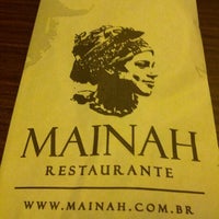 Photo taken at Mainah Restaurante by Watson K. on 10/11/2012