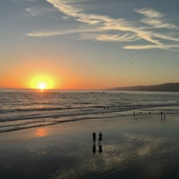Photo taken at Santa Monica Beach by Darren C. on 10/19/2016