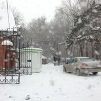 Photo taken at Митрофановское кладбище by Александр К. on 1/2/2013
