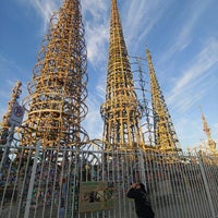 Photo taken at Watts Towers of Simon Rodia State Historic Park by Nathan R. on 10/21/2021