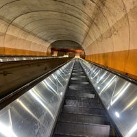 Photo taken at Friendship Heights Metro Station by Lea G. on 6/23/2021