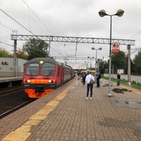Photo taken at Платформа «Андроновка» by Dmitry V. on 8/17/2019