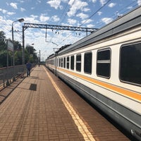 Photo taken at Платформа Шереметьевская by Dmitry V. on 6/24/2018