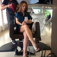 Photo taken at Evolution Salon and Spa by Laura T. on 10/15/2012